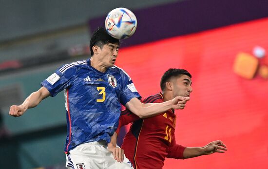 Qatar Soccer World Cup Japan - Spain