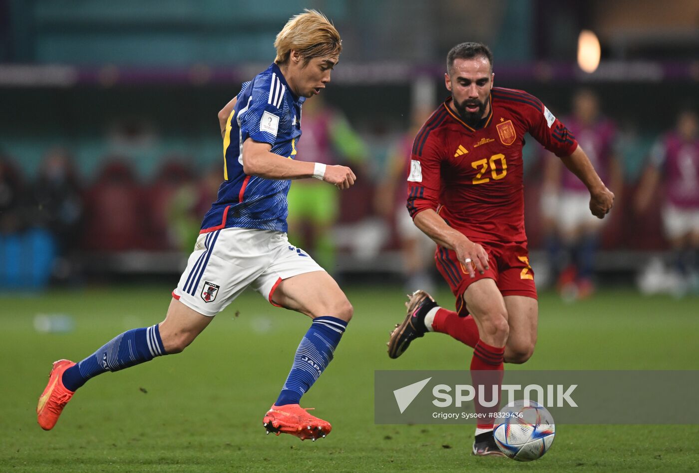Qatar Soccer World Cup Japan - Spain