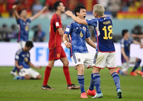 Qatar Soccer World Cup Japan - Spain