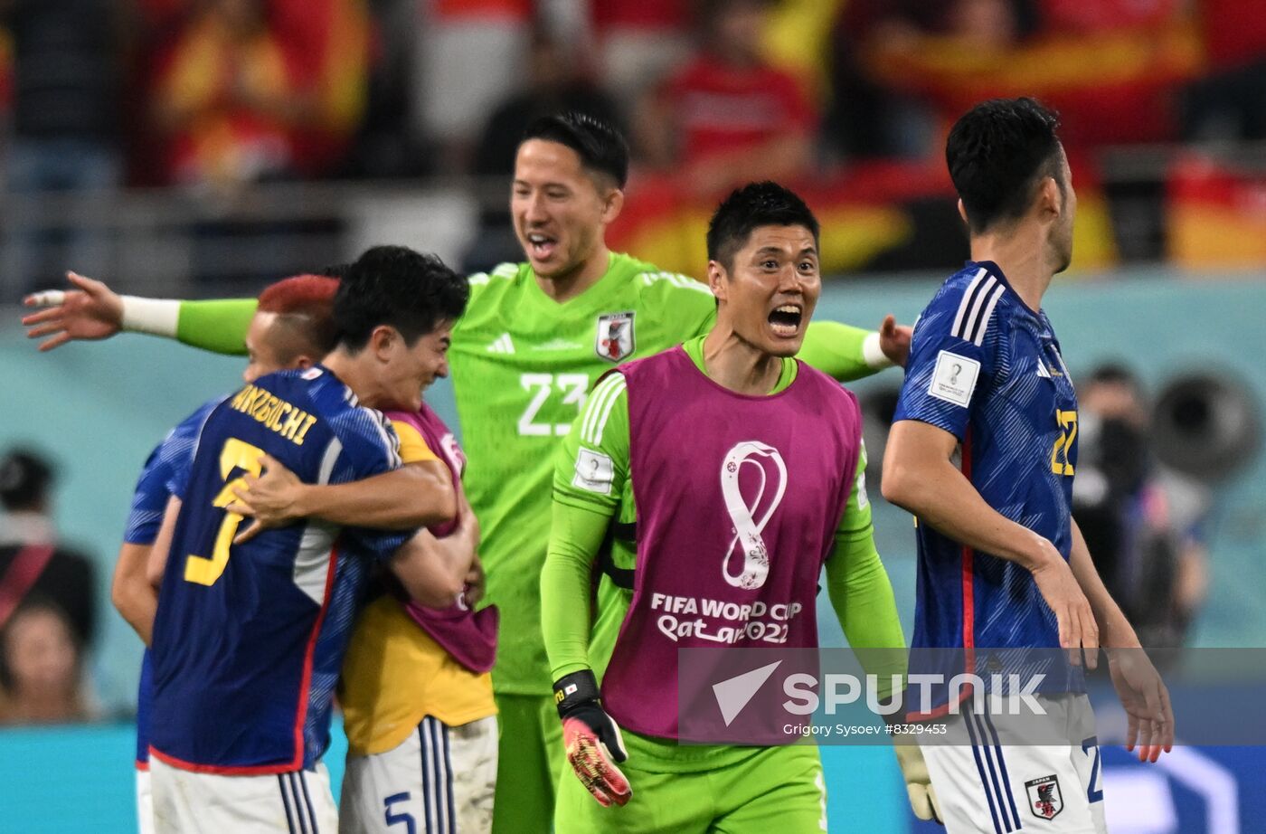 Qatar Soccer World Cup Japan - Spain