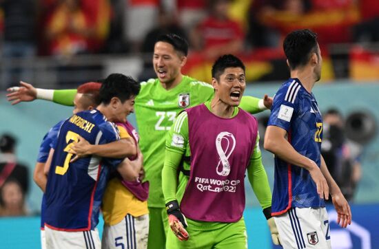 Qatar Soccer World Cup Japan - Spain