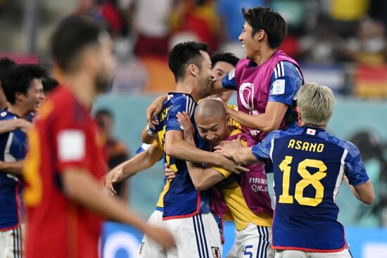 Qatar Soccer World Cup Japan - Spain