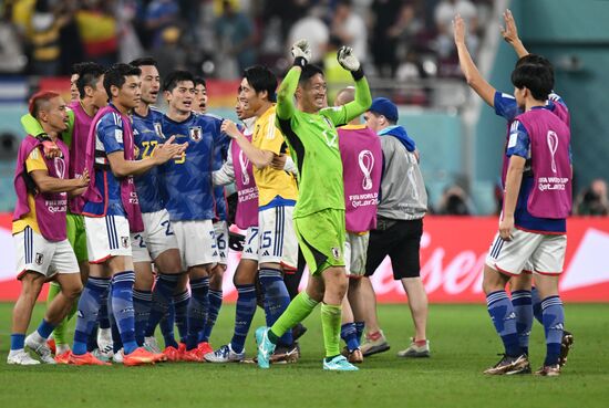 Qatar Soccer World Cup Japan - Spain