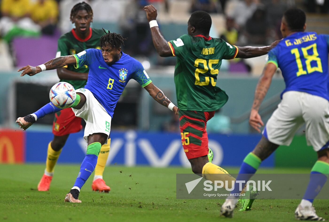 Qatar Soccer World Cup Cameroon - Brazil