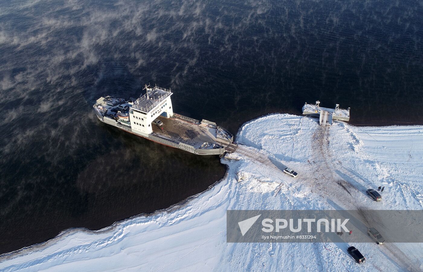 Russia Siberia River Ferries