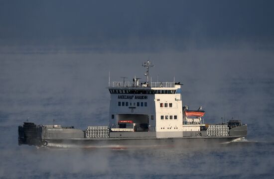 Russia Siberia River Ferries