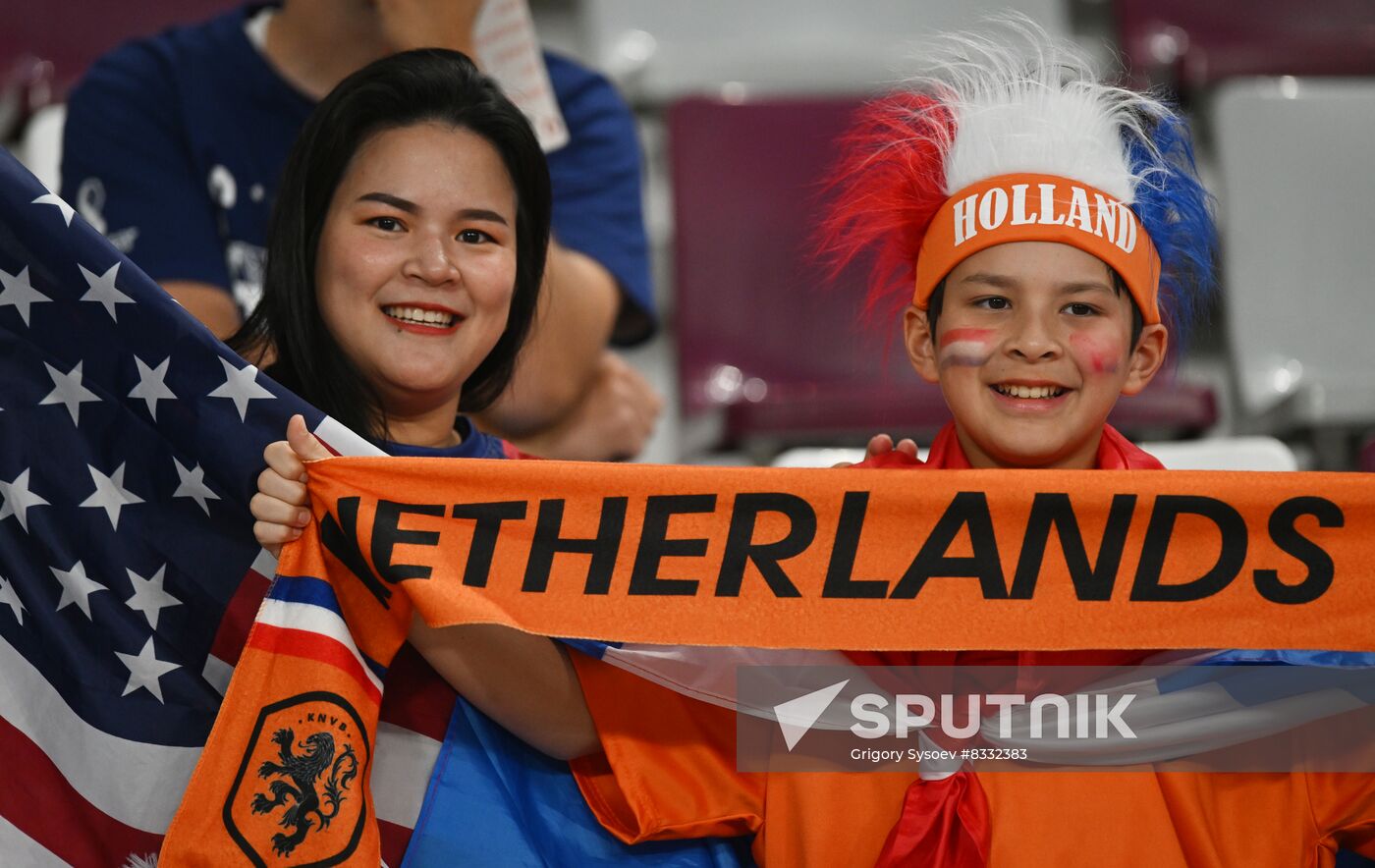 Qatar Soccer World Cup Netherlands - USA