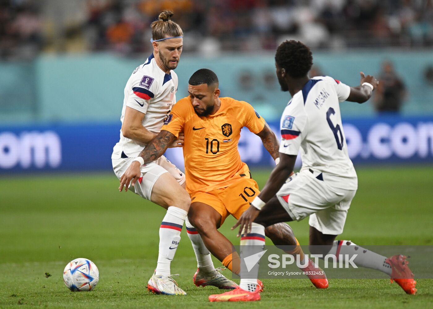 Qatar Soccer World Cup Netherlands - USA