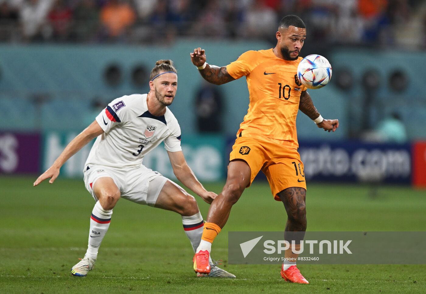 Qatar Soccer World Cup Netherlands - USA