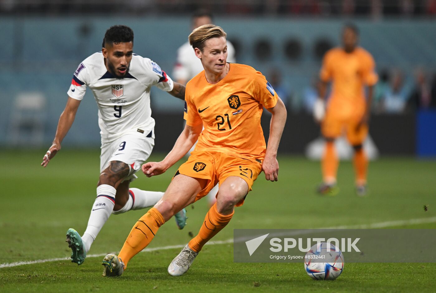 Qatar Soccer World Cup Netherlands - USA
