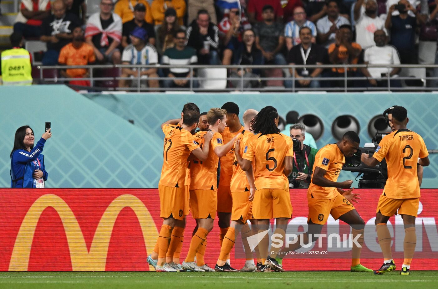 Qatar Soccer World Cup Netherlands - USA