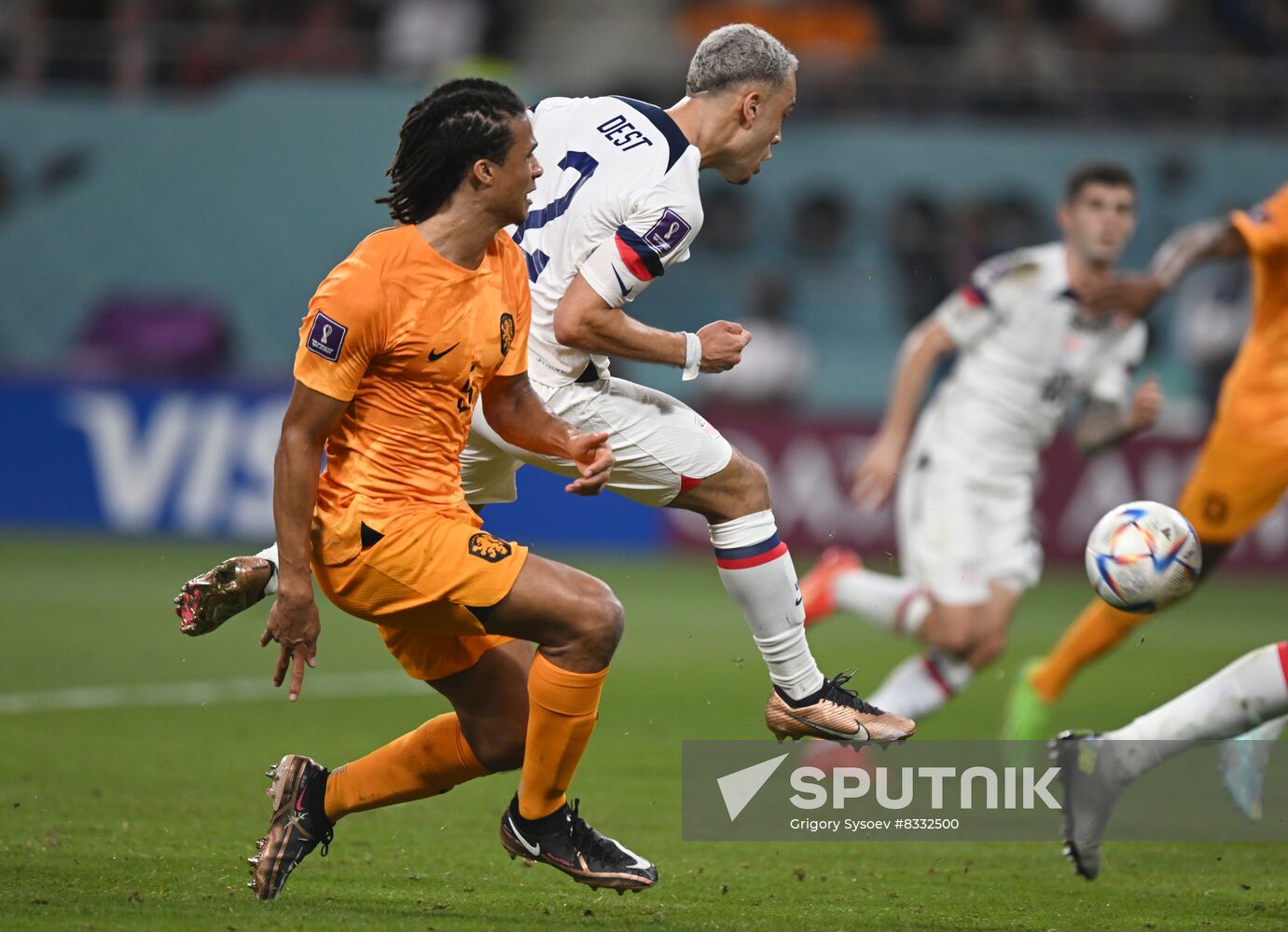 Qatar Soccer World Cup Netherlands - USA