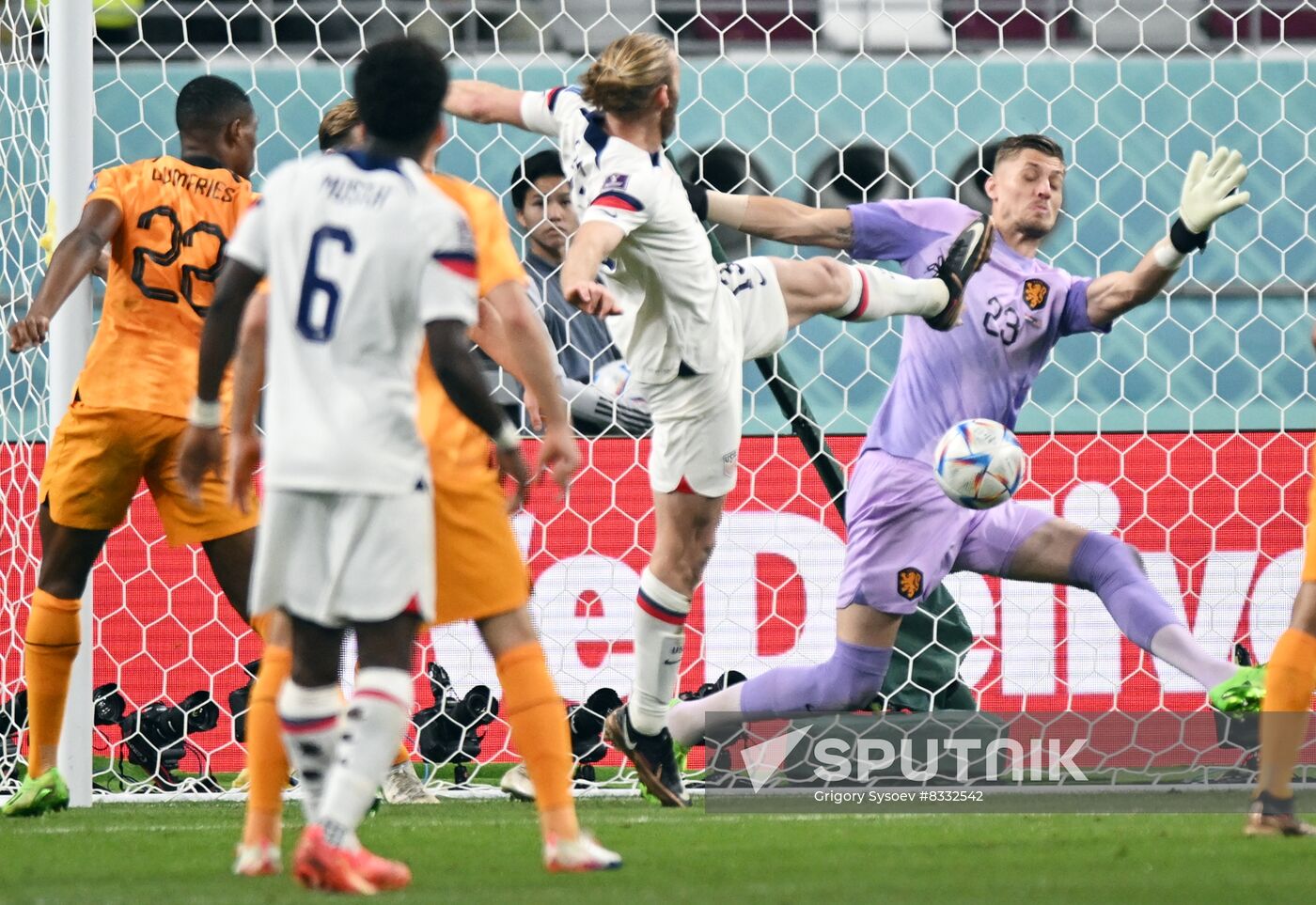 Qatar Soccer World Cup Netherlands - USA