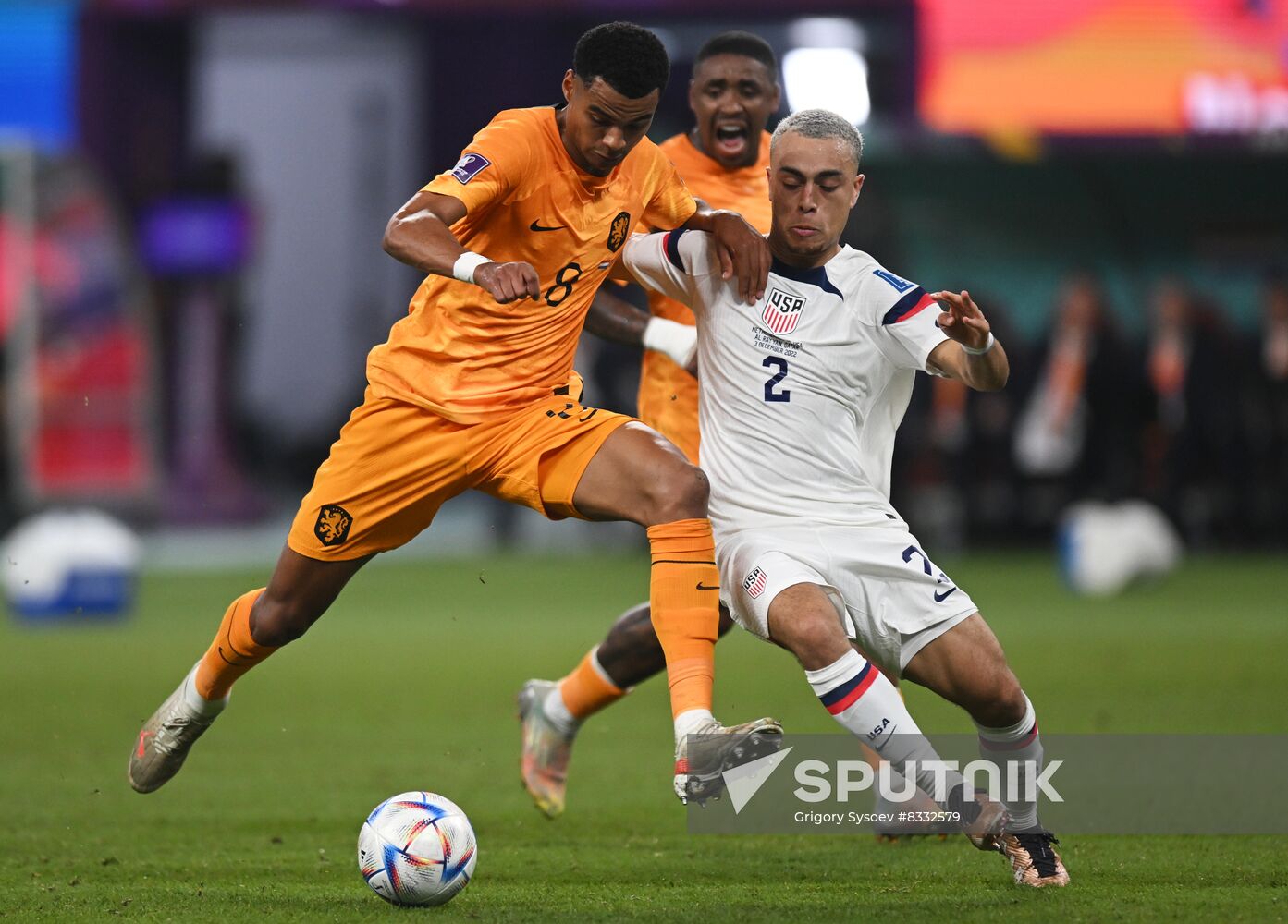 Qatar Soccer World Cup Netherlands - USA
