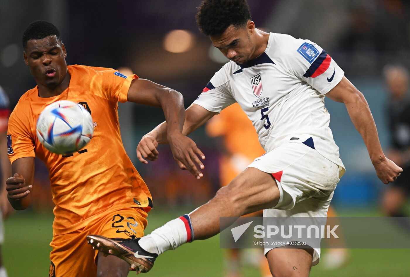 Qatar Soccer World Cup Netherlands - USA