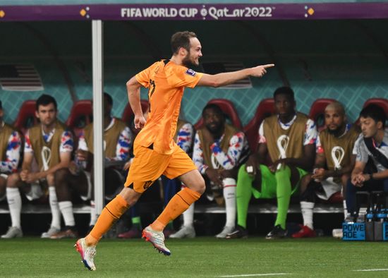 Qatar Soccer World Cup Netherlands - USA