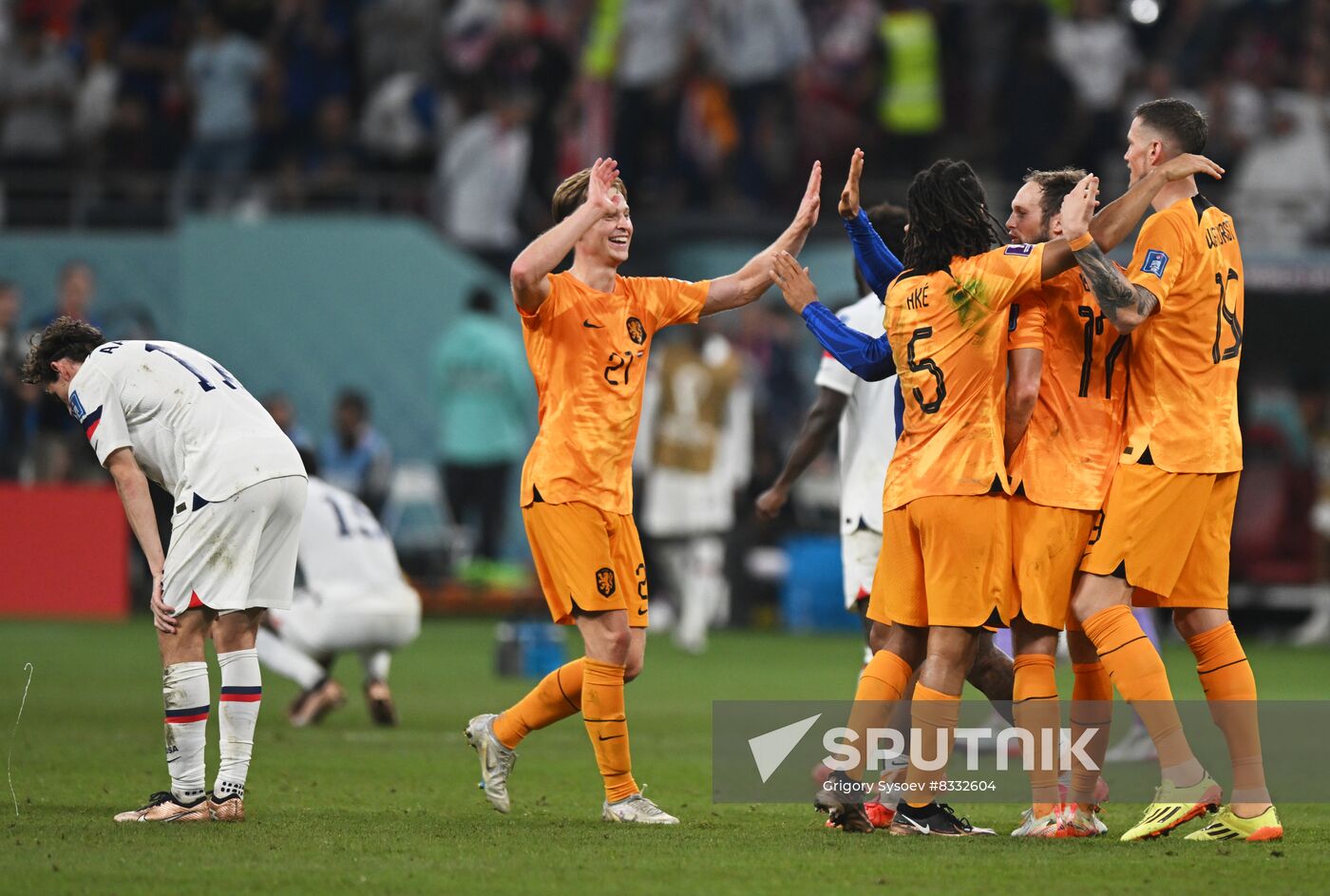 Qatar Soccer World Cup Netherlands - USA