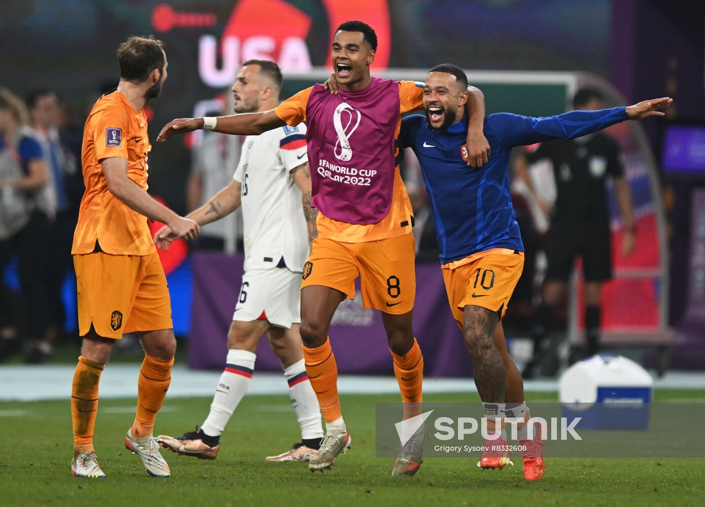 Qatar Soccer World Cup Netherlands - USA