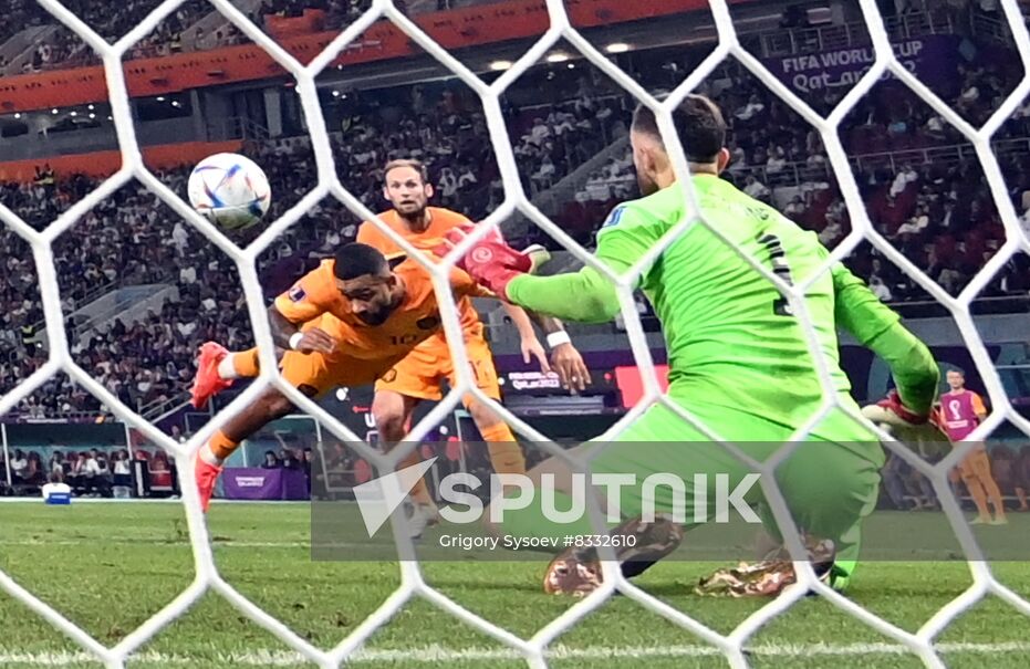 Qatar Soccer World Cup Netherlands - USA