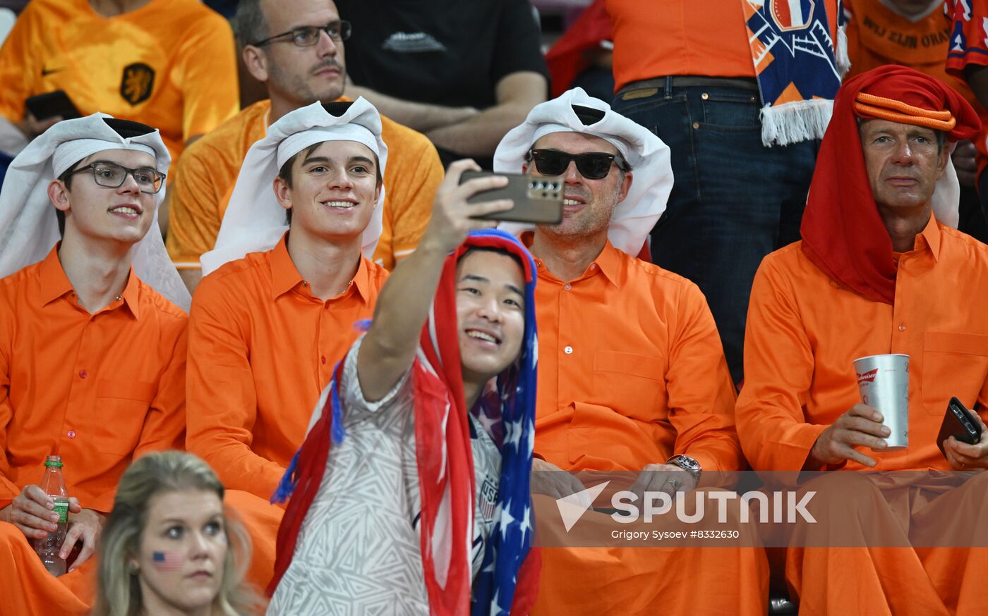 Qatar Soccer World Cup Netherlands - USA