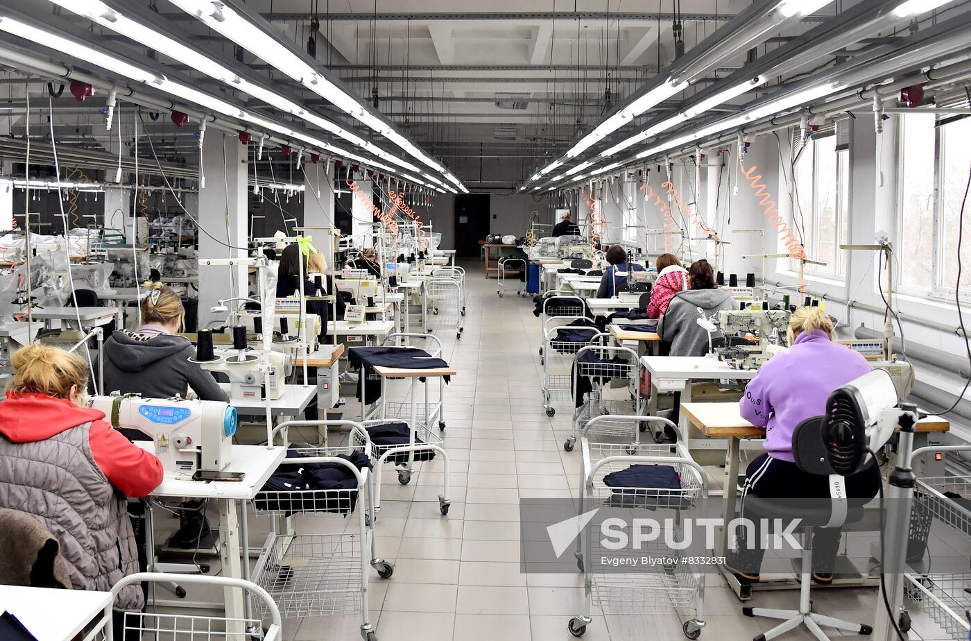 Russia Ukraine Military Operation Garment Factory