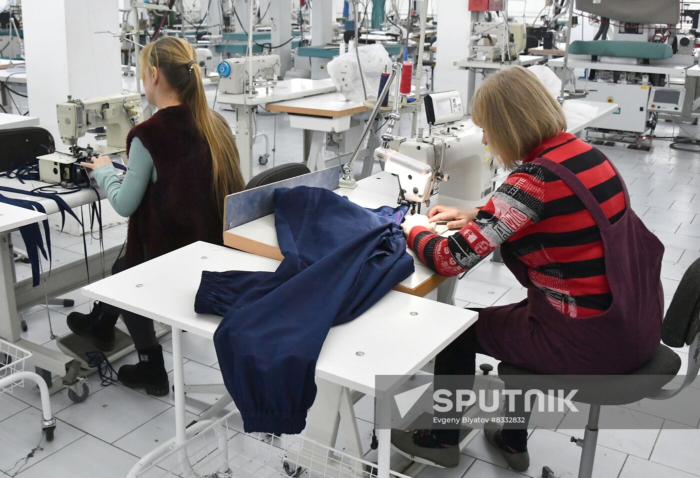 Russia Ukraine Military Operation Garment Factory