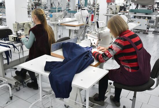 Russia Ukraine Military Operation Garment Factory