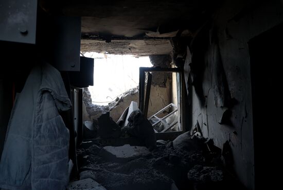 Russia Ukraine Military Operation Shelling