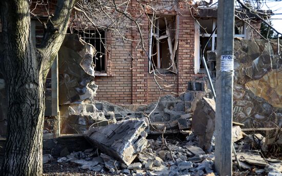 Russia Ukraine Military Operation Shelling