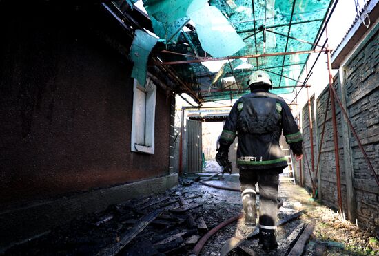 Russia Ukraine Military Operation Shelling