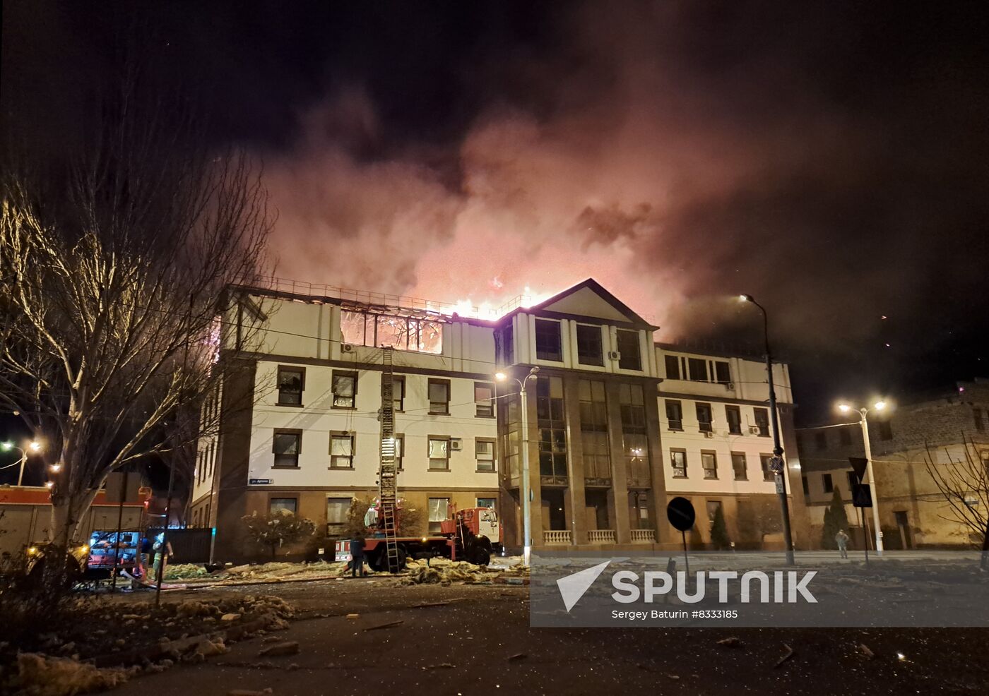 Russia Ukraine Military Operation Shelling