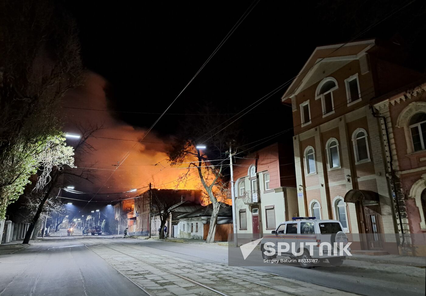 Russia Ukraine Military Operation Shelling
