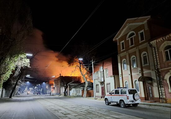 Russia Ukraine Military Operation Shelling