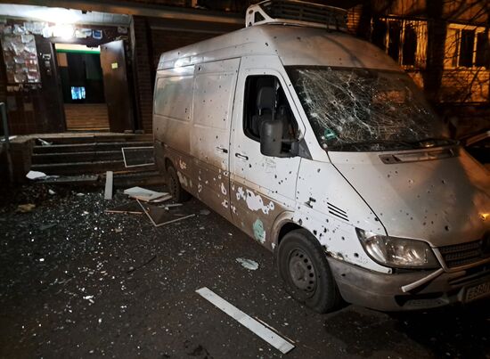 Russia Ukraine Military Operation Shelling