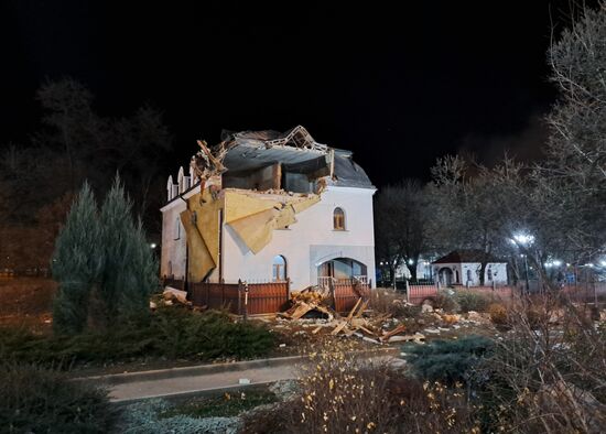 Russia Ukraine Military Operation Shelling