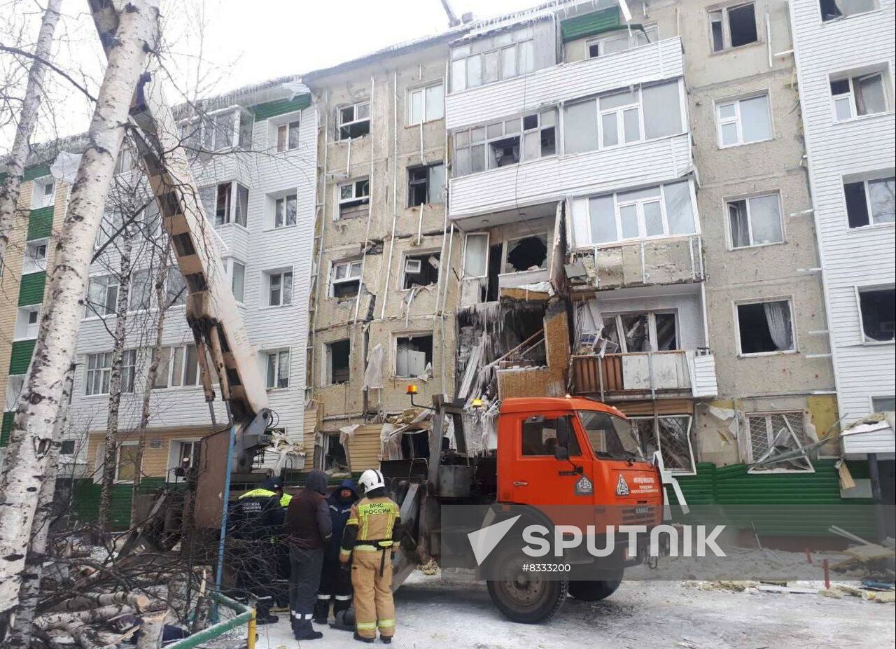 Russia Gas Explosion