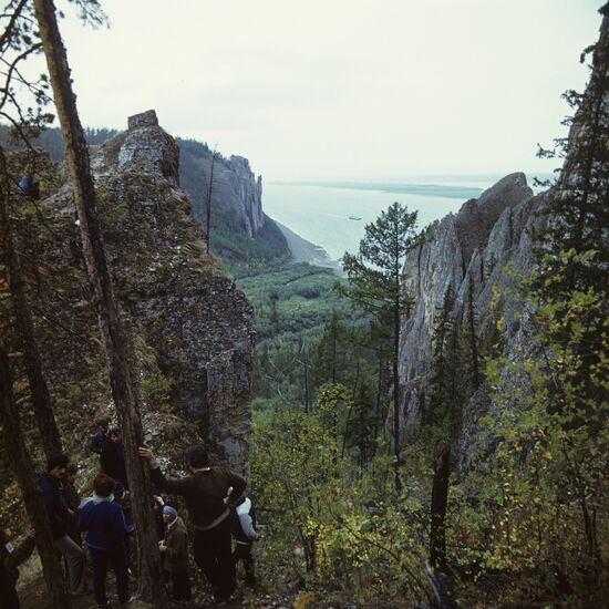 Lena Pillars in Yakutia