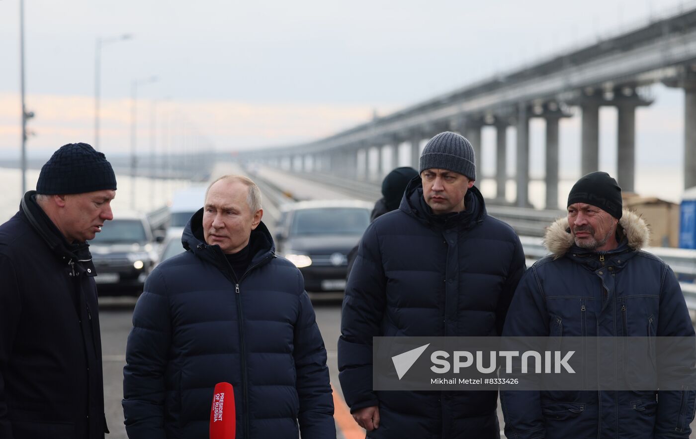 Russia Putin Crimea Bridge
