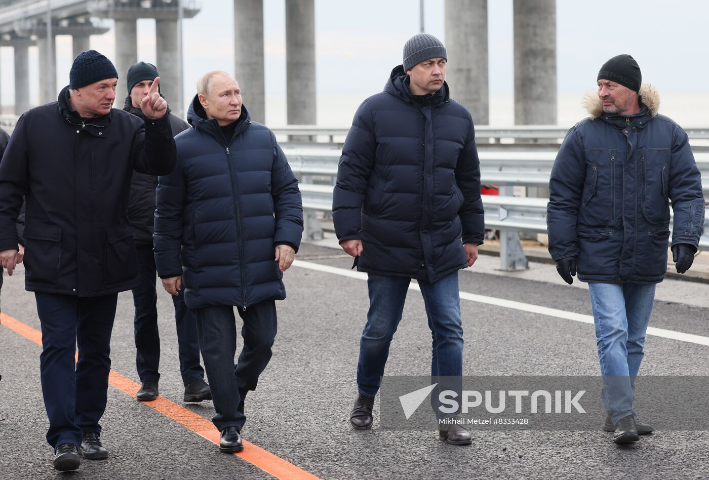 Russia Putin Crimea Bridge
