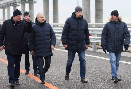 Russia Putin Crimea Bridge