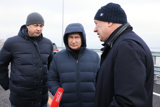 Russia Putin Crimea Bridge
