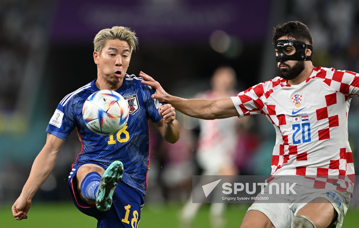 Qatar Soccer World Cup Japan - Croatia