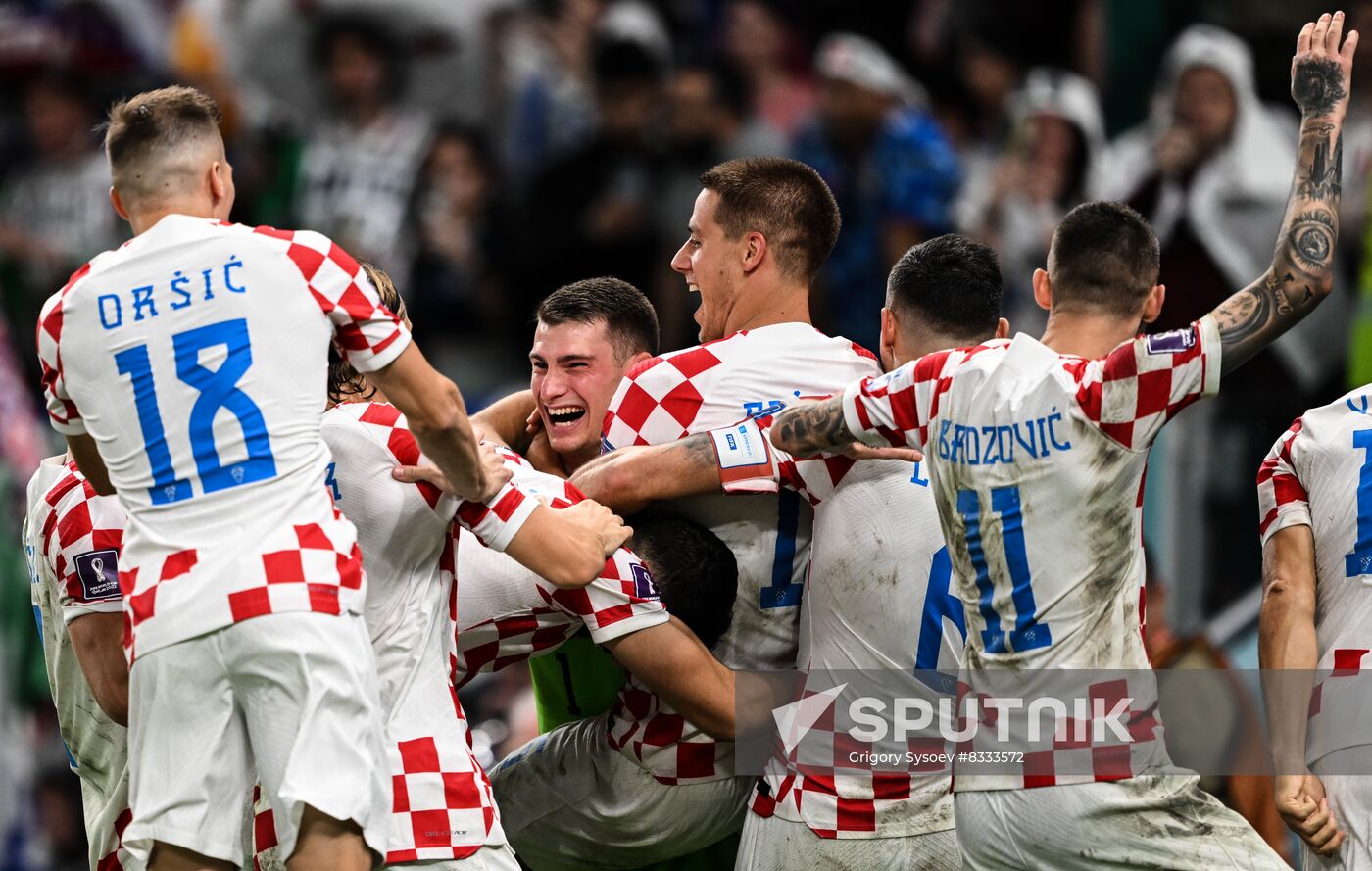 Qatar Soccer World Cup Japan - Croatia