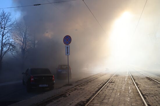 Russia Ukraine Military Operation Shelling