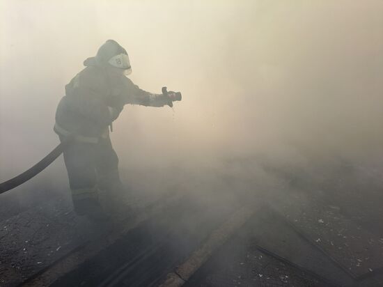 Russia Ukraine Military Operation Power Substation Shelling