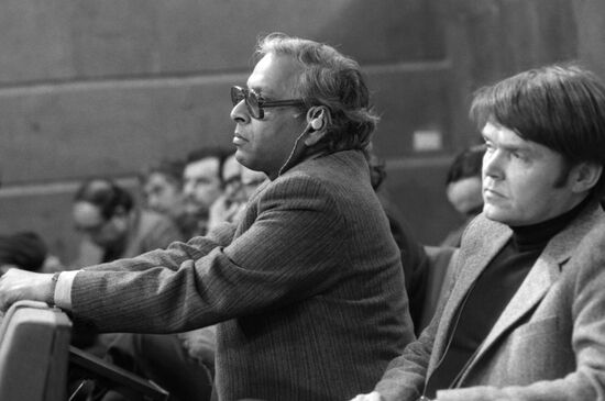 Afghan leader Babrak Karmal visit USSR