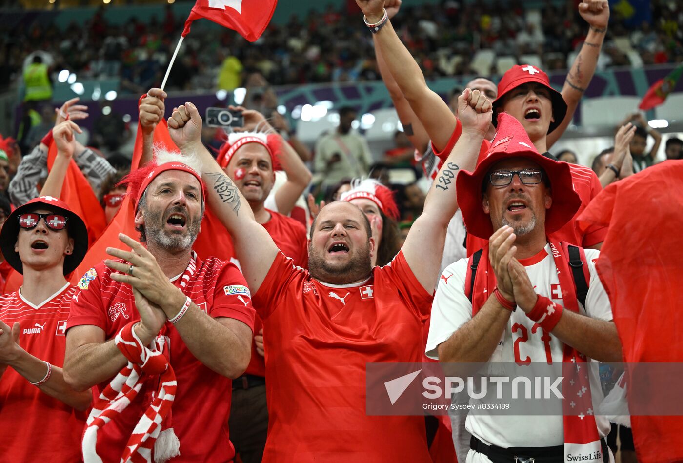 Qatar Soccer World Cup Portugal - Switzerland