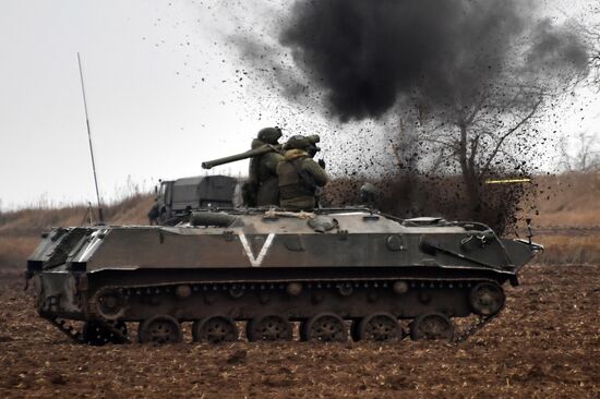 Russia Ukraine Military Operation Combat Training
