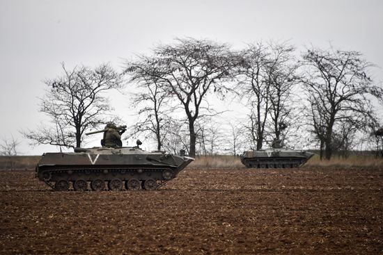 Russia Ukraine Military Operation Combat Training