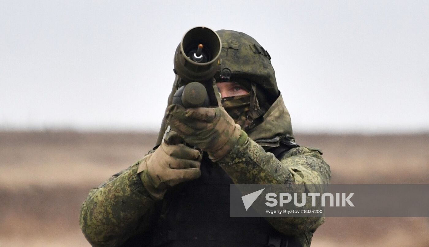 Russia Ukraine Military Operation Combat Training